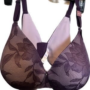 Purple Lace Cacique Bra